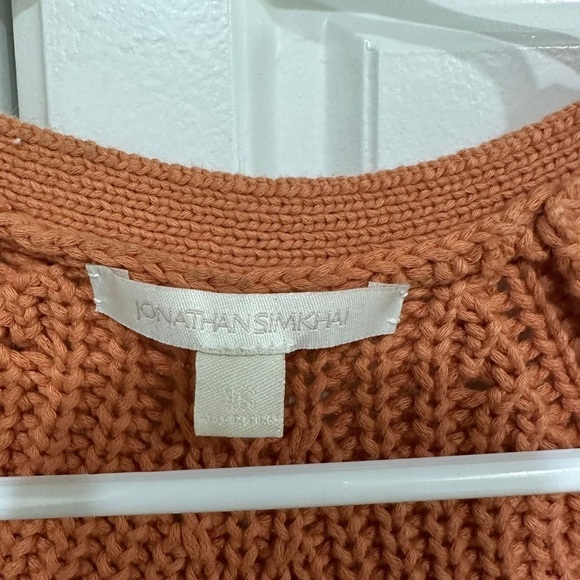 Jonathan Simkhai Adeline Cardigan Cashew Size XS - Picture 9 of 12